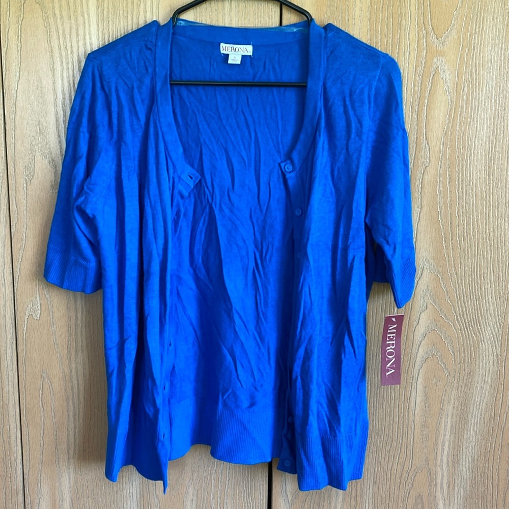 Blue Cardigan